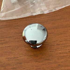 Silver Round Cabinet Knobs